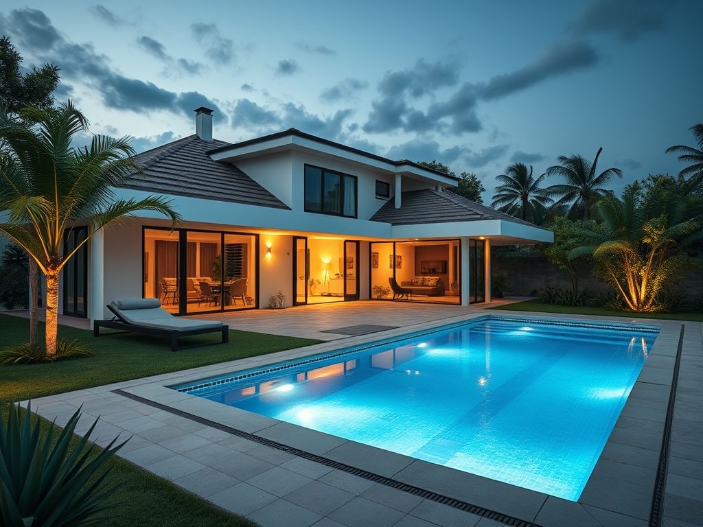 Casa com piscina Casa com piscina