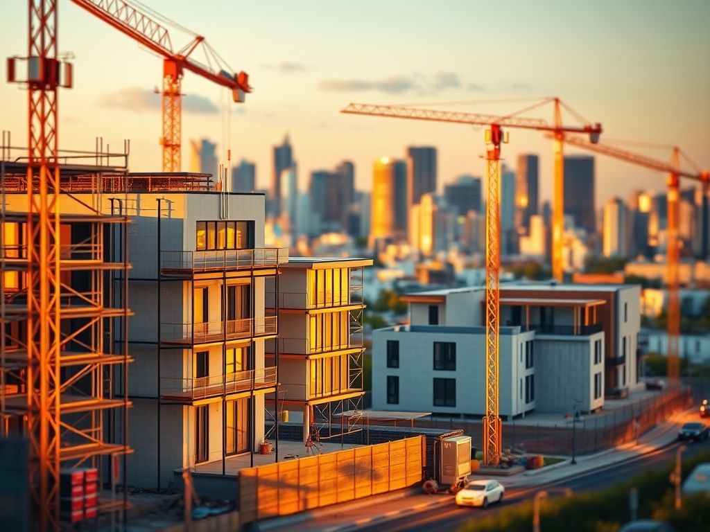 Imóveis em construção Imóveis em construção